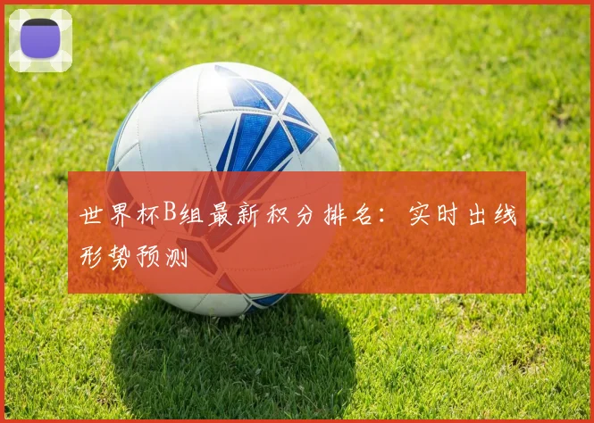 世界杯B组最新积分排名：实时出线形势预测